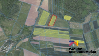 Działka rolna o pow. 1,74 Ha
